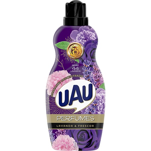 AMACIANTE DE ROUPA UAU CONCENTRADO LAVANDA E FRESCOR 1L