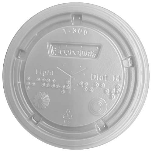 TAMPA PLASTICA TRANSPARENTE 300/330ML 40X50 UNIDADES COPOMAIS