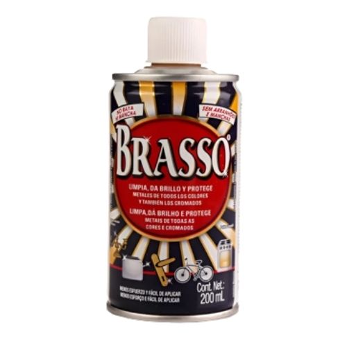 POLIDOR DE METAIS CROMADO 200ML BRASSO