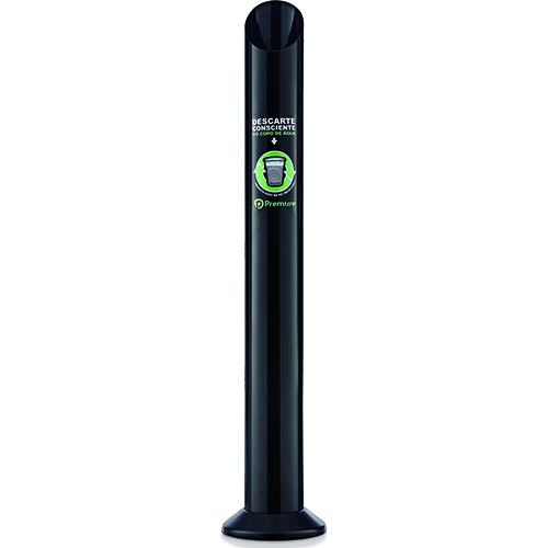LIXEIRA PVC COPO AGUA  PRETO PREMISSE 