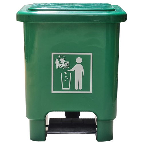 LIXEIRA COM PEDAL 15L VERDE PRIME PRO
