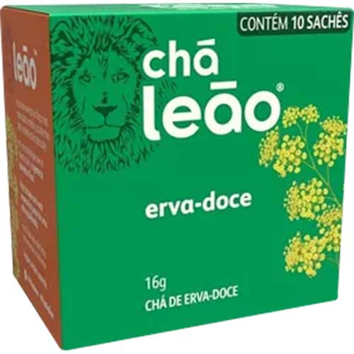 CHA DE ERVA DOCE MATE LEAO 16G 10 UNIDADES