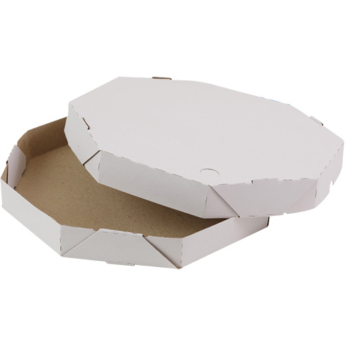 EMBALAGEM PIZZA OITAVADA N40 BRANCA COM 25 UNIDADES DESKART