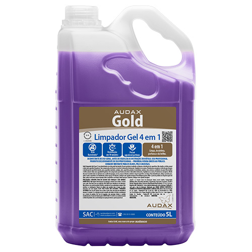 LIMPADOR GEL 4 EM 1 LAVANDA 5LT GOLD