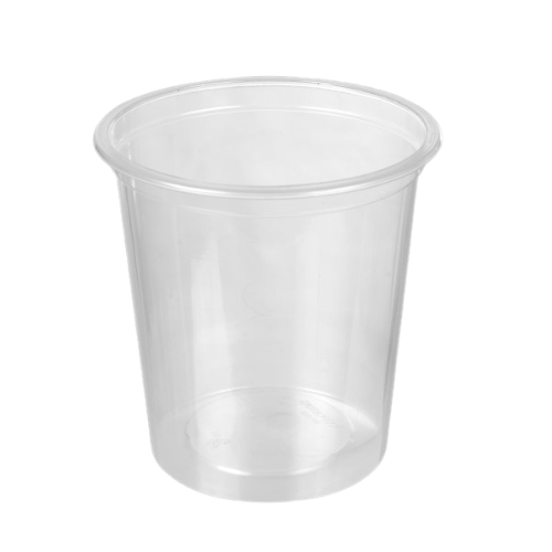 POTE DESCARTAVEL TRANSPARENTE 500ML PP 20X50 UNIDADES