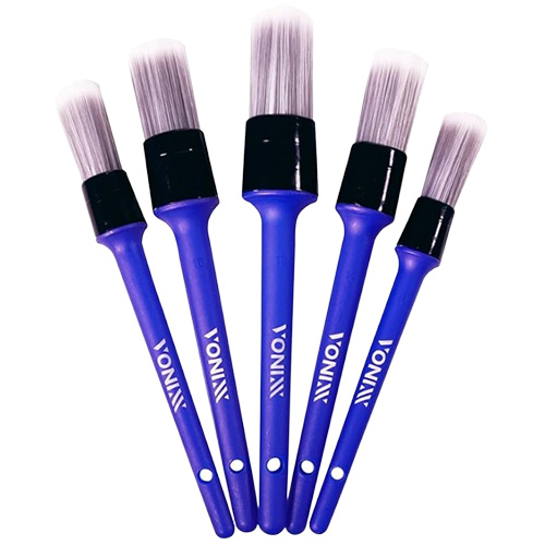 CONJUNTO 5 PINCEIS DE DETALHAMENTO INTERNO  VONIXX