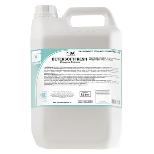 DETERGENTE DESENGORDURANTE SOLVFRESH LAVA ROUPAS 5L SPARTAN
