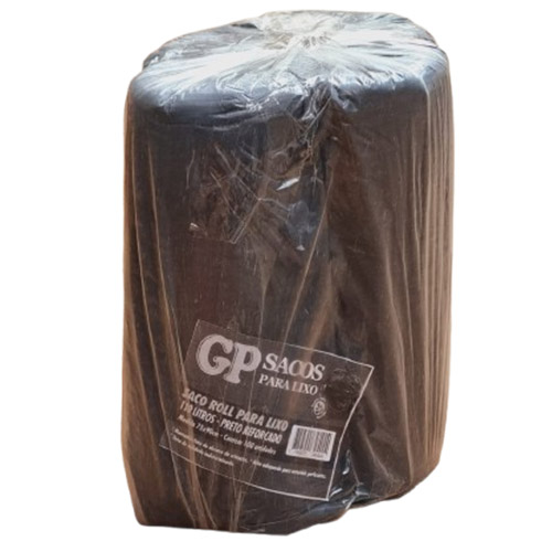 SACO PRETO 110 LITROS REFORCADO PARA LIXO GOIAS PLASTICOS 100 UNIDADES