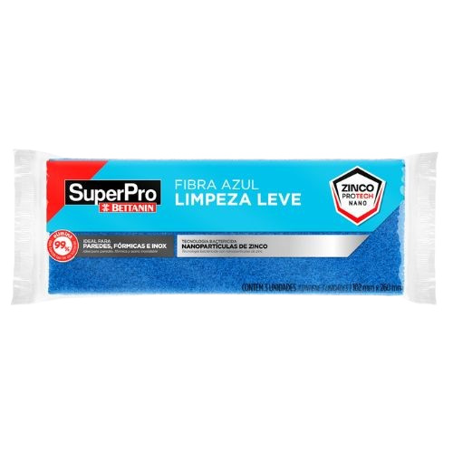 FIBRA LIMPEZA LEVE AZUL 1X1 UNIDADE BETTANIN