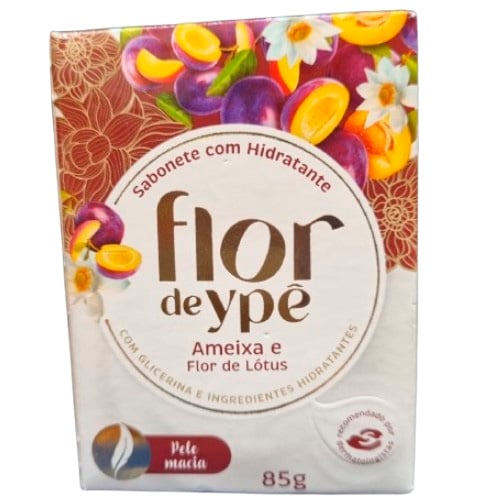 SABONETE SOLIDO YPE AMEIXA E FLOR DE LOTUS 85G 