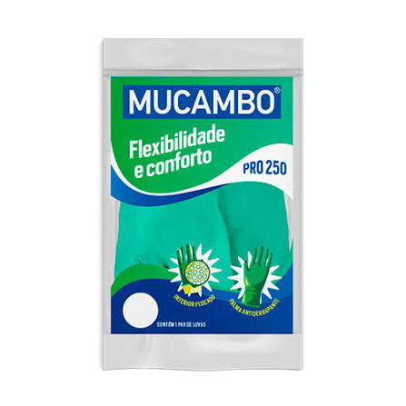LUVA FORRADA VERDE TAMANHO G MUCAMBO