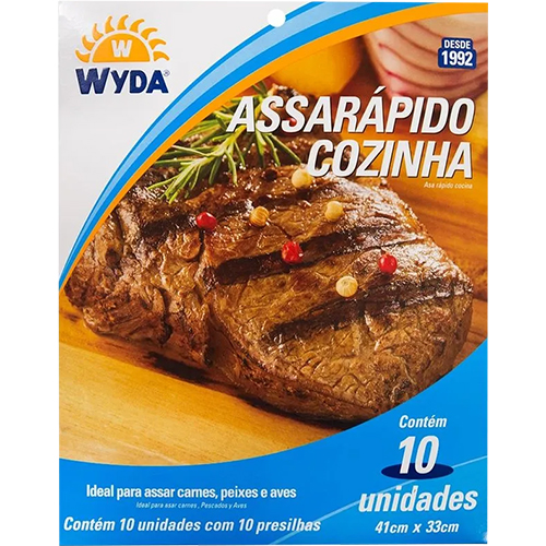 SACO ASSA RAPIDO 41X33CM 1X10UN WYDA