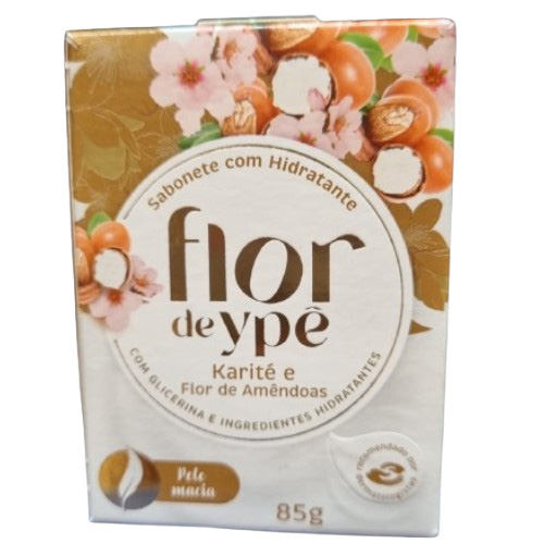 SABONETE SOLIDO FLOR DE YPE KARITE E FLOR DE AMENDOAS 85GR 