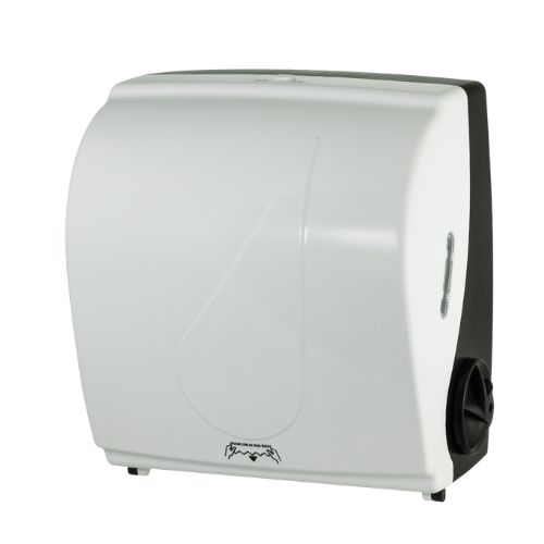 TOALHEIRO AUTO CORTE BOBINA BRANCO E PRETO DROP COMPACTO