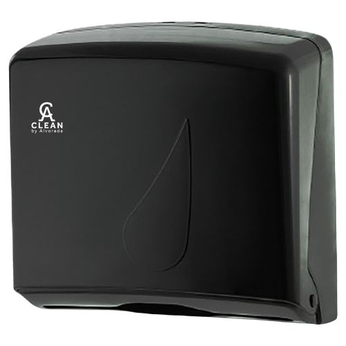 TOALHEIRO INTERFERFOLHA PRETO 2/3 DOBRAS DROPY MAX 