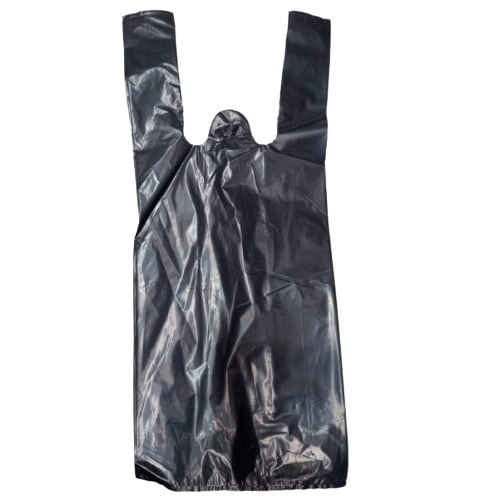 SACOLA REFORCADA 30X45CM PRETA 5KG PLT RECICLAGEM 100 UNIDADES