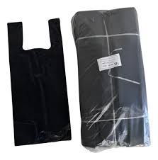 SACOLA REFORCADA 40X50CM PRETA 5KG PLT RECICLAGEM 100 UNIDADES