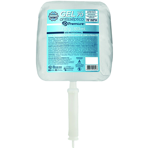 ALCOOL GEL 800ML ANTI-SEPTICO PREMISSE