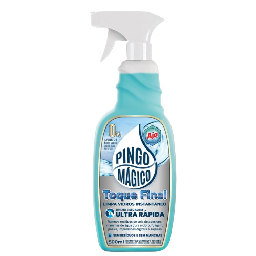 LIMPA VIDROS TOQUE FINAL PINGO MAGICO 500ML