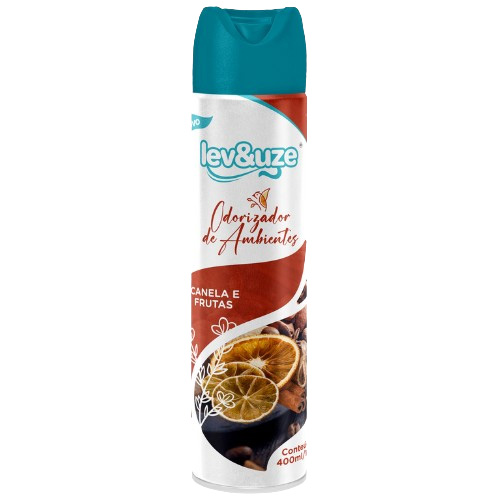 PURIFICADOR LEV&UZE CANELA E FRUTAS 400ML