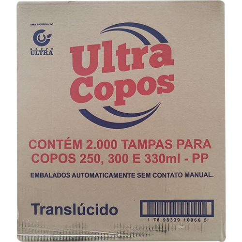 TAMPA PLAST P/CP 330ML 40X50 ULTRA