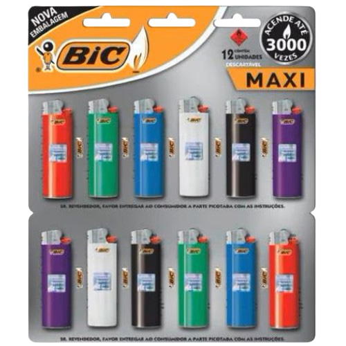 ISQUEIRO MAXI LONGO 1X12 BIC