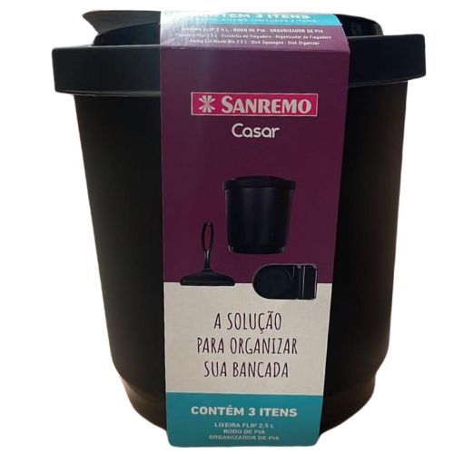 CONJUNTO LIX.2,5L + RODO + PORT.DETERGENTE 