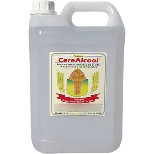 ALCOOL CEREAIS 5L 96 INPM CEREALCOOL