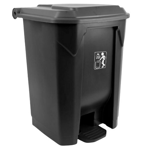 LIXEIRA COM PEDAL 30LTS CINZA PRIME PRO
