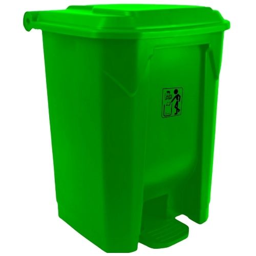 LIXEIRA COM PEDAL 30LTS VERDE PRIME PRO