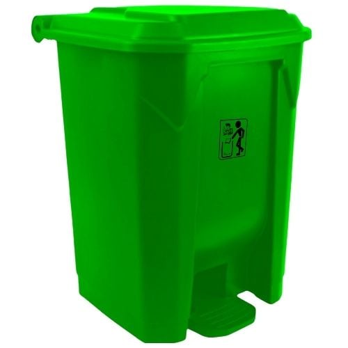 LIXEIRA COM PEDAL 20LTS VERDE PRIME PRO