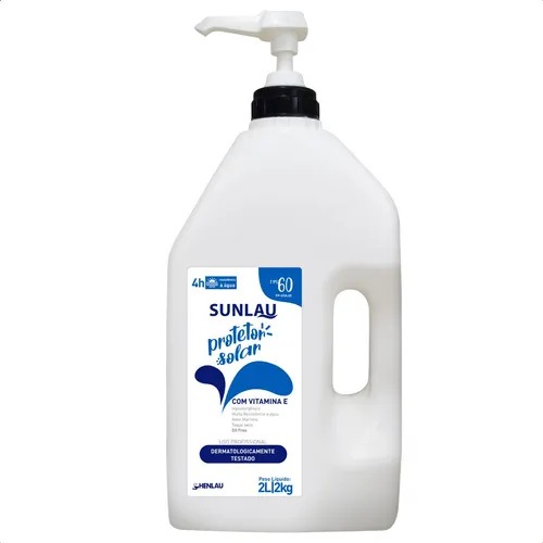 PROTETOR SOLAR FPS 60 2 LITROS  HENLAU