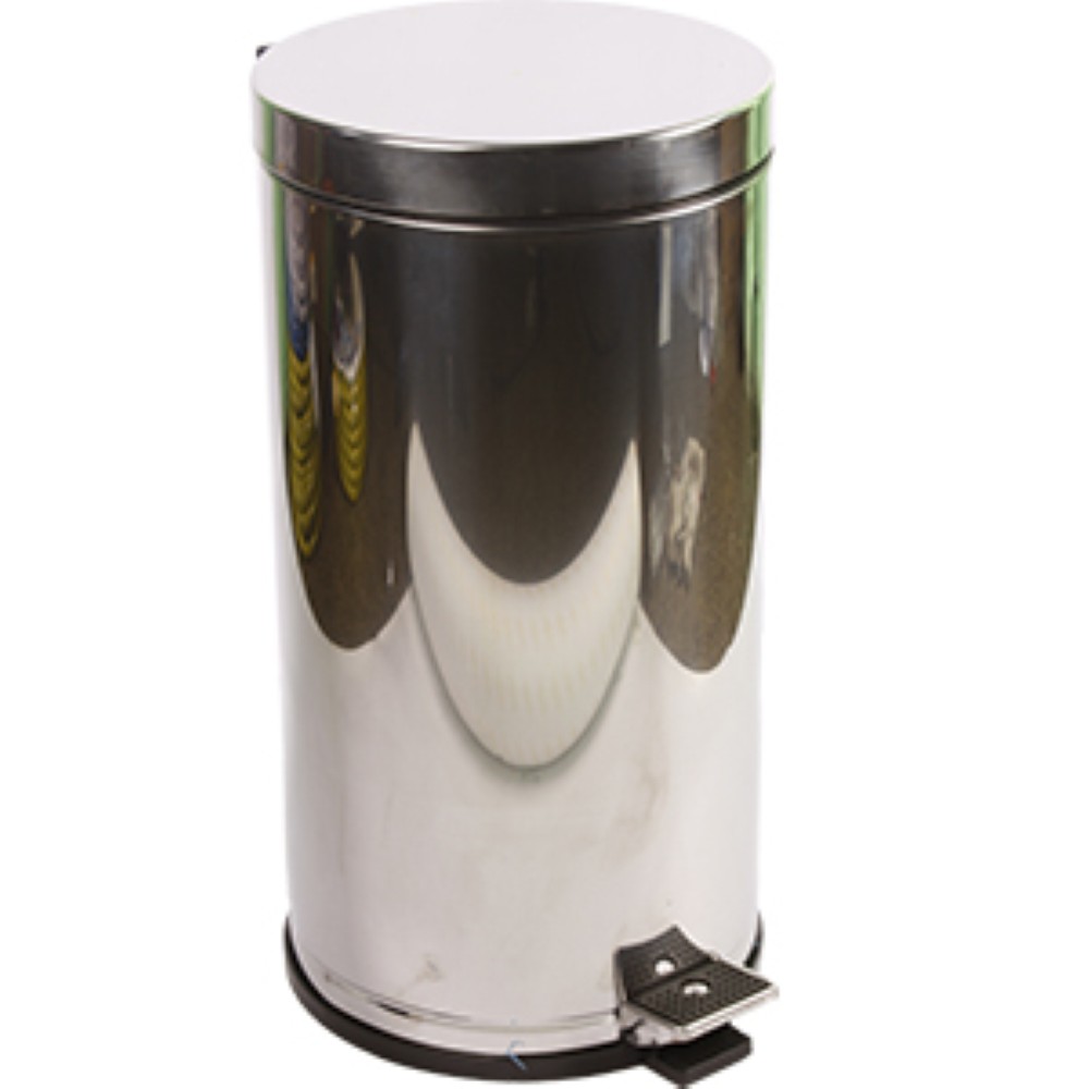 LIXEIRA INOX 15LT REFERENCIA:3585 COM PEDAL VIEL