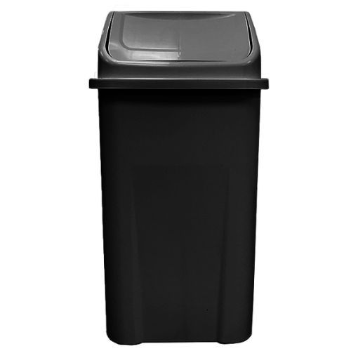 LIXEIRA BASCULANTE PRETA 100LT PRIMEPRO 