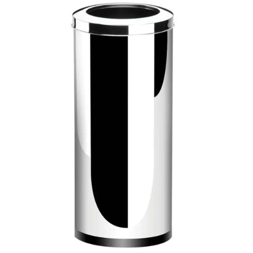 LIXEIRA INOX COM ARO INOX REFERENCIA 3033/210 47LT