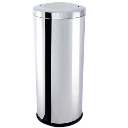 LIXEIRA INOX TAMPA BASCULANTE REFERENCIA 3032/210 47LT
