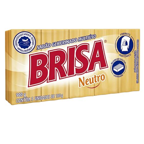 SABAO BARRA BRISA NEUTRO GLICERINADO 5X160G