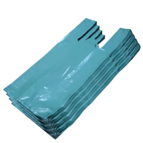 SACOLA REFORCADA 40X50CM AZUL 5KG PLT RECICLAGEM 100 UNIDADES