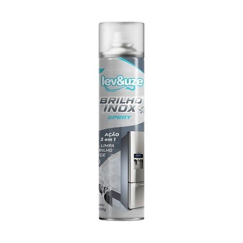LIMPADOR BRILHA INOX 300ML LEV&UZE 