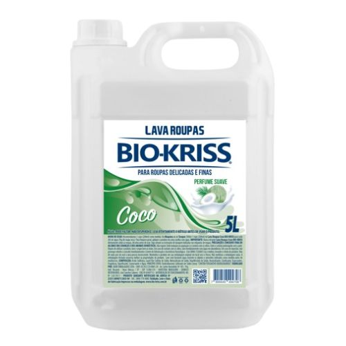 LAVA ROUPA LIQUIDO COCO BIO-KRISS 5LT