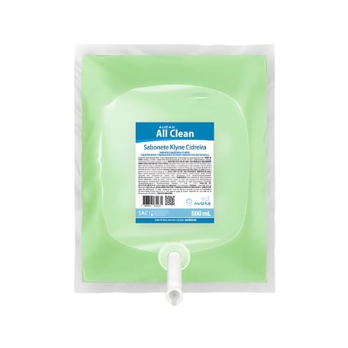 SABONETE LIQUIDO AUDAX ALLCLEAN 800ML CIDREIRA REFIL KLYNE
