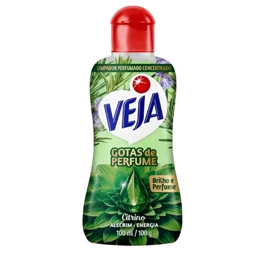 AROMATIZANTE PERFUMADO VEJA GEL CONCENTRADO CITRINO E ALECRIM 100ML 