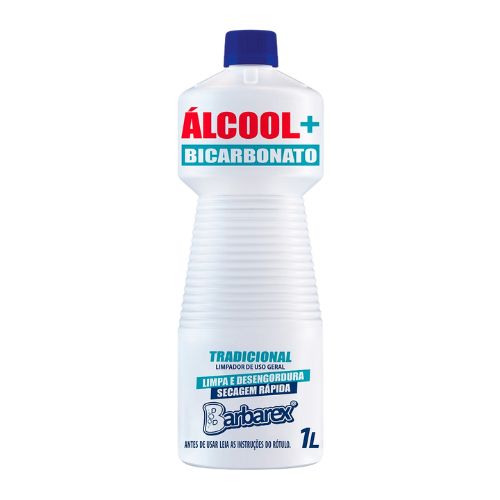ALCOOL + BICARBONATO LIQUIDO 1X1L 70 INPM BARBAREX