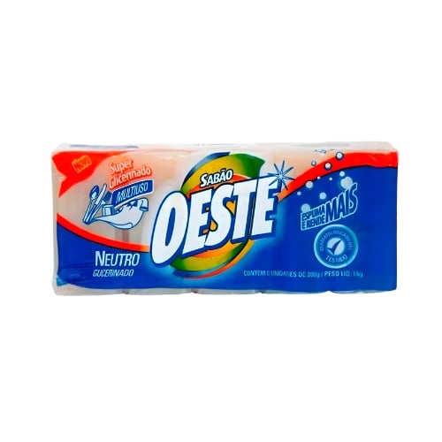 SABAO BARRA OESTE NEUTRO TRADICIONAL 5X180G