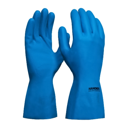 LUVA FORRADA AZUL VERNIZ TAMANHO P HANDEX