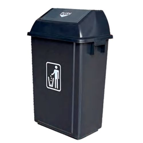 LIXEIRA TAMPA BASCULANTE CINZA 2LT PRIMEPRO 
