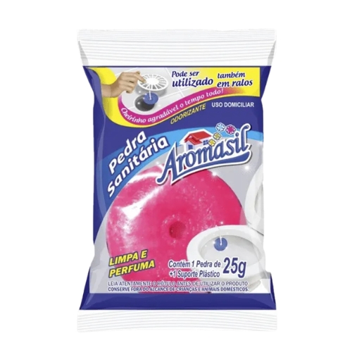 PEDRA SANITARIA 25G AROMASIL MISTA