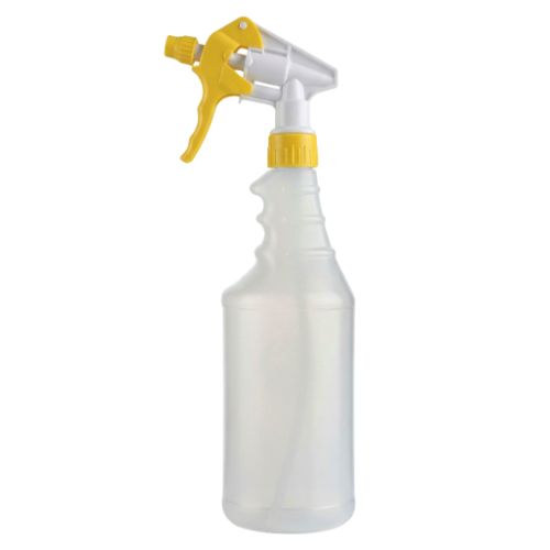 PULVERIZADOR BRANCO E GATILHO AMARELO SPRAY PEAD GLINTER 1000ML 