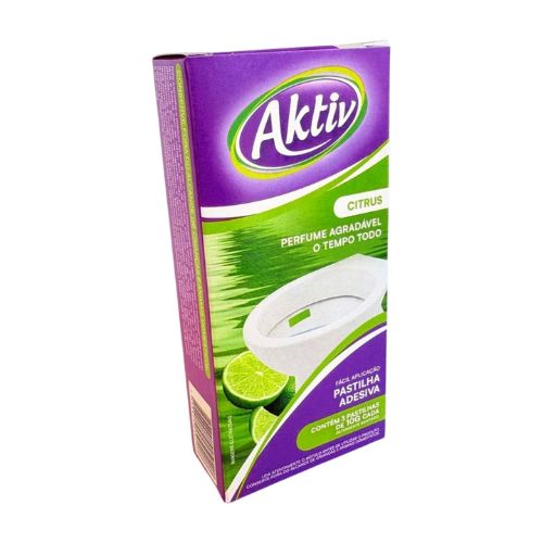 PASTILHA SANITARIA AKTIV FLORAL 3X10G
