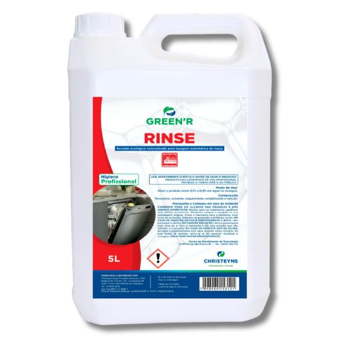 SECANTE MAQUINA PARA LAVADOURAS AUTUMOTACIAS ECOLOGICA RINSE 5LT